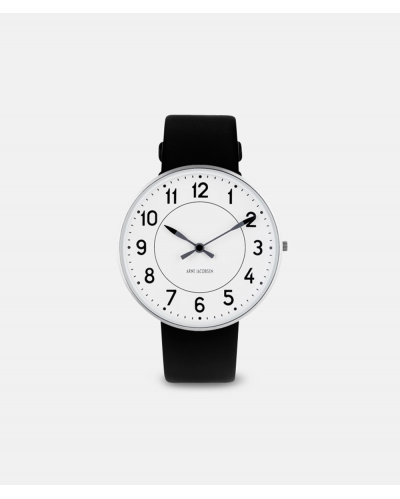 Arne Jacobsen Station Clock armbåndsur dia 40 mm - design 1939